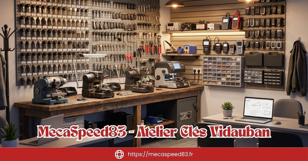 Atelier spécialisé reproduction programmation clé voiture Vidauban Var