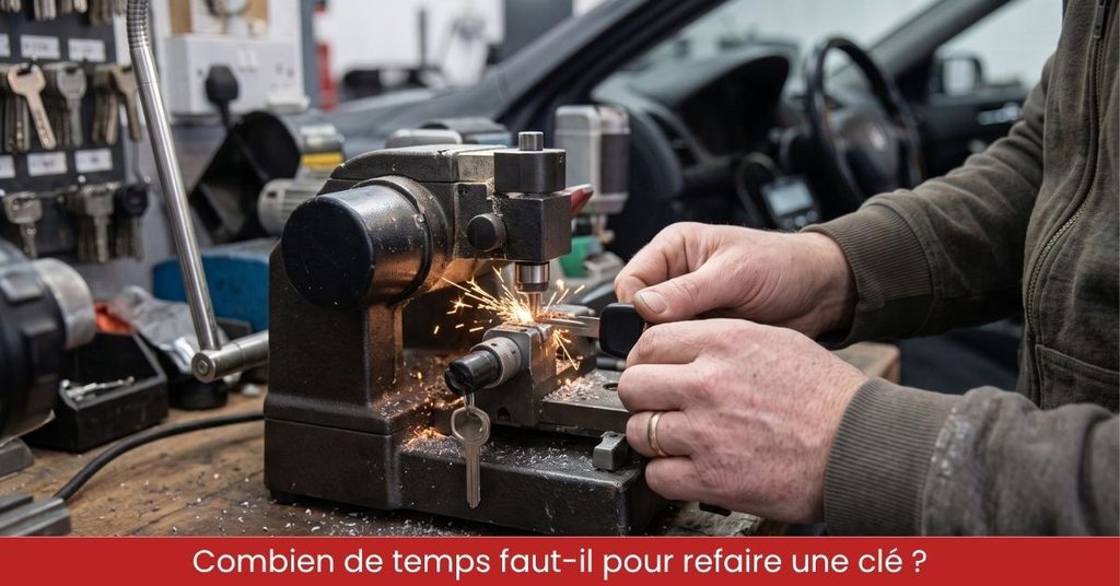 Combien de temps faut-il pour refaire une clé